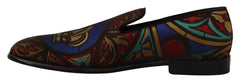 Dolce & Gabbana Multicolor Jacquard Slide-On Loafer Slippers - Retail Flare