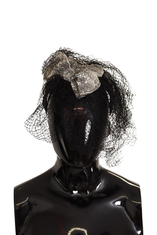 Dolce & Gabbana Glamorous Black Sequined Designer Diadem - Retail Flare