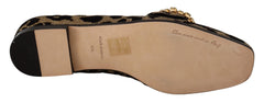 Dolce & Gabbana Elegant Leopard Crystal Gem Loafers - Retail Flare