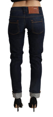Acht Slim Fit Dark Blue Denim Elegance - Retail Flare
