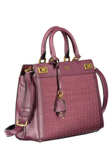 Guess Jeans Elegant Purple Polyurethane Handbag - Retail Flare