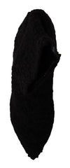 Dolce & Gabbana Elegant Black Mid-Calf Viscose Boots - Retail Flare