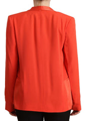 CO|TE Elegant Orange Overcoat Long Sleeves Jacket - Retail Flare