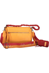 Desigual Chic Orange Shoulder Bag with Contrasting Details - Retail Flare