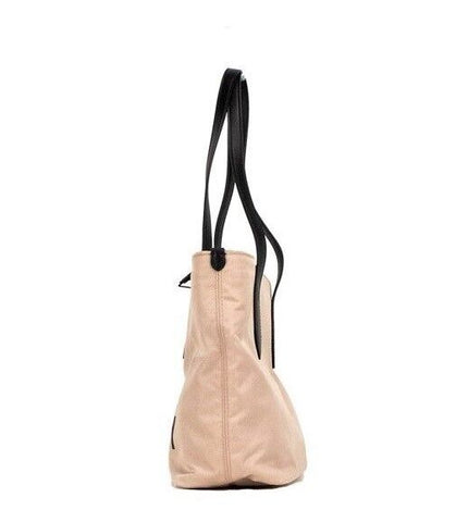 Burberry Small Rose Beige Logo Branded Econyl Nylon Tote Shoulder Handbag Purse - Retail Flare
