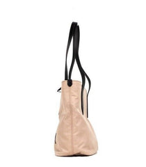 Burberry Small Rose Beige Logo Branded Econyl Nylon Tote Shoulder Handbag Purse - Retail Flare