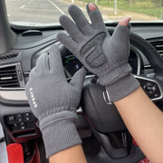 Outdoor Ski Riding Gloves | Grey Variant with Fleece Flip Cover