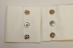 Dolce & Gabbana Embellished Snap Button Waist Belt - Retail Flare
