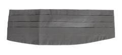 Dolce & Gabbana Elegant Silk Gray Cummerbund - Retail Flare