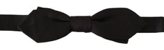 Dolce & Gabbana Elegant Black Silk Bow Tie - Retail Flare