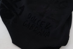 Dolce & Gabbana Elegant Black Logo Wool Sweater - Retail Flare
