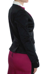 Exte Chic Black and Pink Single-Breasted Blazer - Retail Flare