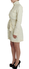 P.A.R.O.S.H. Chic Beige Trench Jacket Coat - Retail Flare
