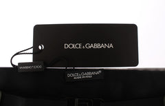 Dolce & Gabbana Elegant Silver Silk Cummerbund - Retail Flare