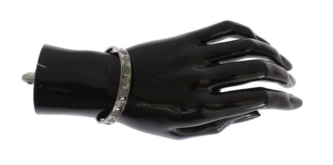 Nialaya Elegant Rhodium Silver Bangle - Retail Flare