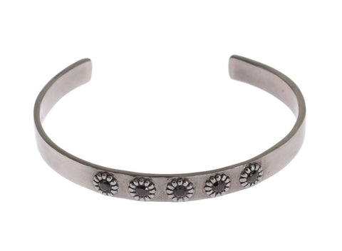 Chic Nialaya Silver CZ Bangle for Her - Retail Flare