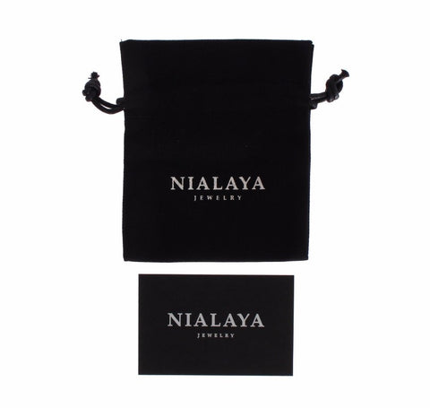 Chic Nialaya Silver CZ Bangle for Her - Retail Flare