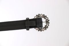 Dolce & Gabbana Embellished Sequined Wide Waist Belt - Retail Flare