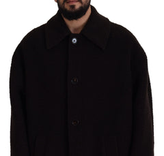 Dolce & Gabbana Elegant Black Alpaca Wool Blend Jacket - Retail Flare