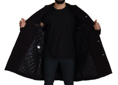 Dolce & Gabbana Elegant Black Alpaca Wool Blend Jacket - Retail Flare