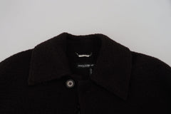 Dolce & Gabbana Elegant Black Alpaca Wool Blend Jacket - Retail Flare
