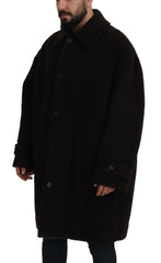 Dolce & Gabbana Elegant Black Alpaca Wool Blend Jacket - Retail Flare
