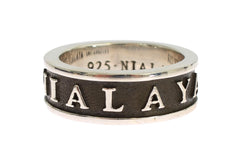 Nialaya Elegant Silver and Black Men's Sterling Ring - Retail Flare