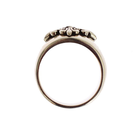 Nialaya Exquisite Silver Statement Ring for Men - Retail Flare