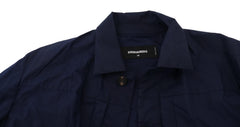 Dsquared² Svelte Dark Blue Cotton Shirt - Retail Flare