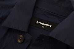 Dsquared² Svelte Dark Blue Cotton Shirt - Retail Flare