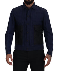 Dsquared² Svelte Dark Blue Cotton Shirt - Retail Flare