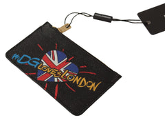 Dolce & Gabbana Elegant Leather Coin Wallet with Zip Closure - Retail Flare