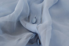 Dolce & Gabbana Elegant Silk Ascot Collar Blouse in Light Blue - Retail Flare