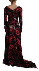 Dolce & Gabbana Elegant Floral A-Line Sheath Dress - Retail Flare