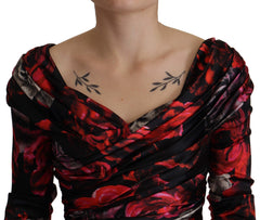Dolce & Gabbana Elegant Floral A-Line Sheath Dress - Retail Flare