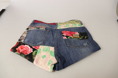 Dolce & Gabbana High Waist Patchwork Skinny Denim - Retail Flare