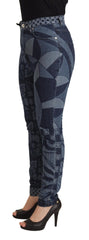 Dolce & Gabbana Elegant Floral High Waist Skinny Jeans - Retail Flare