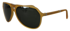 Dolce & Gabbana Chic Yellow Aviator Acetate Sunglasses - Retail Flare