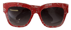 Dolce & Gabbana Chic Sicilian Lace Tinted Sunglasses - Retail Flare