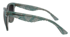 Dolce & Gabbana Elegant Sicilian Lace Designer Sunglasses - Retail Flare
