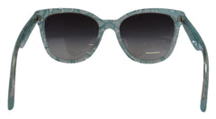 Dolce & Gabbana Elegant Sicilian Lace Designer Sunglasses - Retail Flare