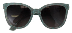 Dolce & Gabbana Elegant Sicilian Lace Designer Sunglasses - Retail Flare