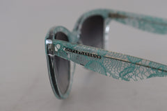 Dolce & Gabbana Elegant Sicilian Lace Designer Sunglasses - Retail Flare