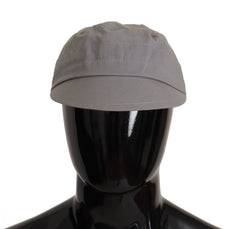 Dolce & Gabbana Elegant Gray Newsboy Cap - Classic Accessory - Retail Flare
