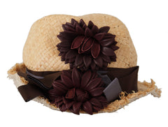 Dolce & Gabbana Chic Floral Bucket Hat in Sunshine Yellow - Retail Flare