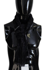 Costume National Elegant Italian Wool Men's Scarf Wrap - Retail Flare