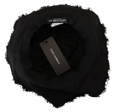 Dolce & Gabbana Elegant Sun-Ready Black Designer Hat - Retail Flare
