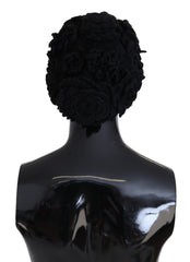 Dolce & Gabbana Elegant Black Virgin Wool Beanie Hat - Retail Flare