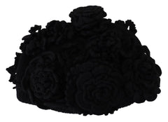 Dolce & Gabbana Elegant Black Virgin Wool Beanie Hat - Retail Flare