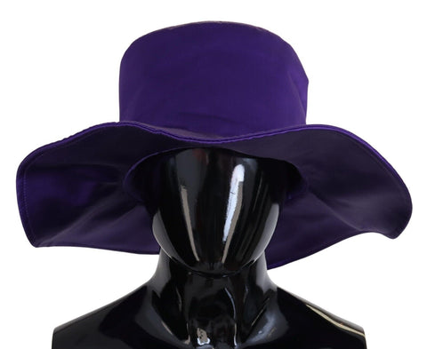 Dolce & Gabbana Elegant Purple Silk Top Hat - Retail Flare